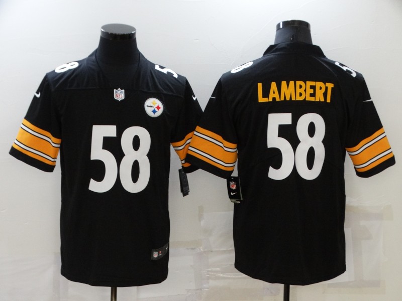 Men's Pittsburgh Steelers Jack Lambert #58 Black Jersey